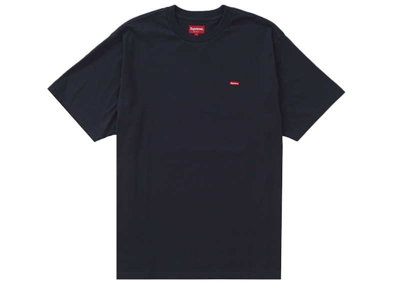 supreme small box logo shirt Navy M