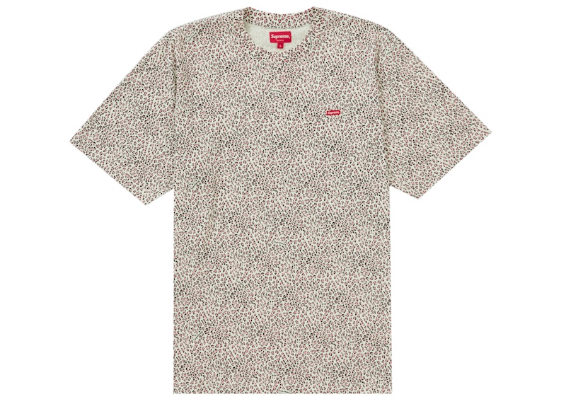 Supreme Small Box Tee Pink Leopard Men's - SS22 - US