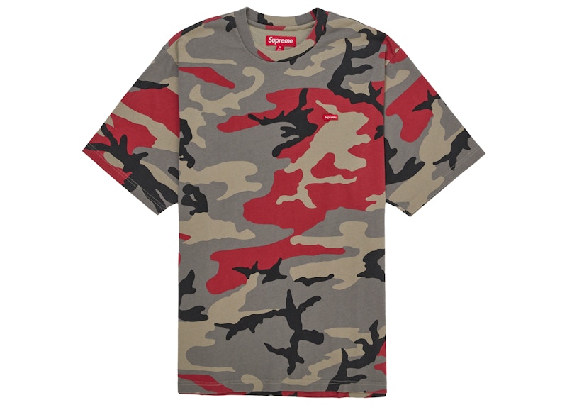 Supreme Small Box Tee (SS26) Red Camo Men's - SS26 - US