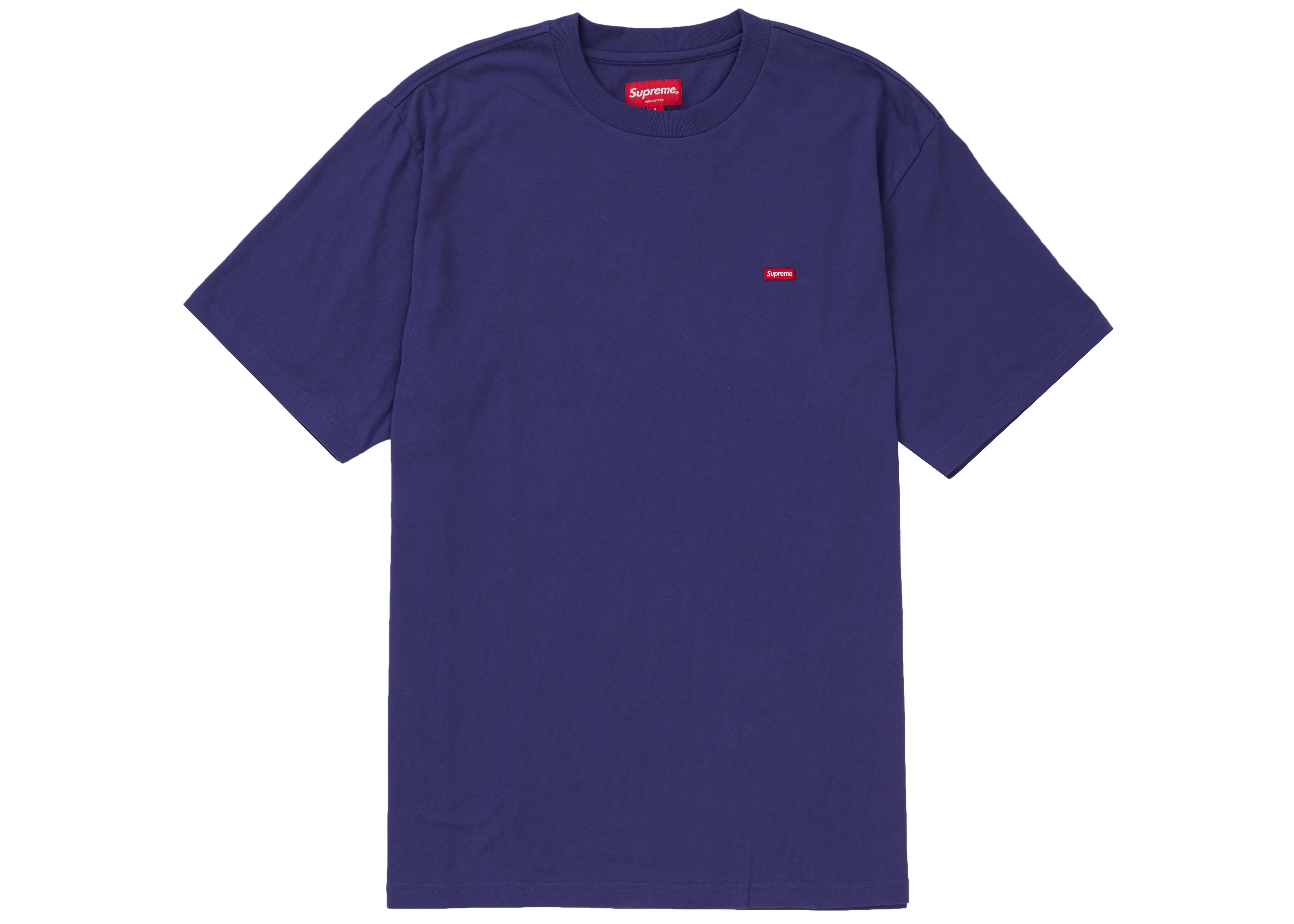 Supreme Small Box Tee Washed Navy - SS21