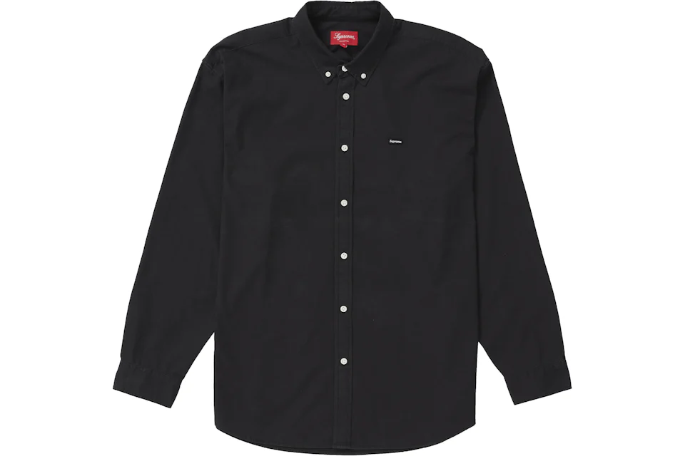 Supreme Small Box Twill Shirt Black