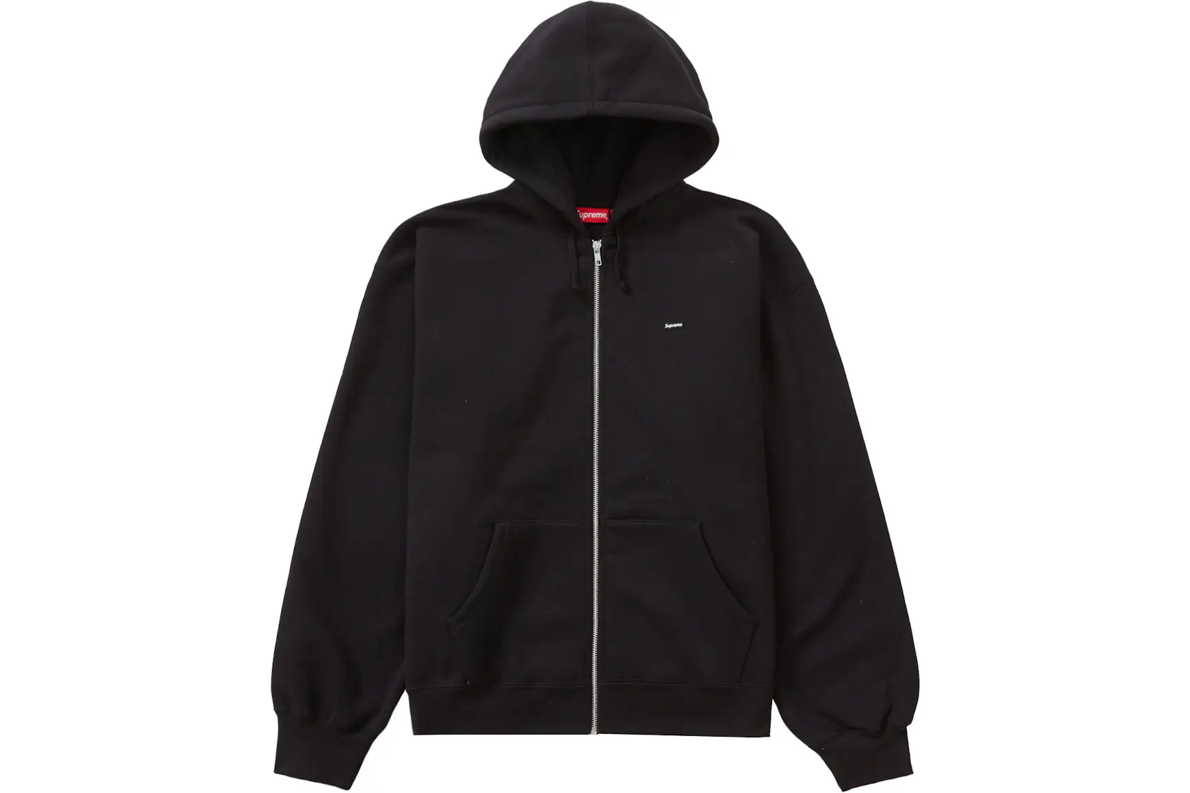 Supreme Small Box Zip Up Hooded Sweatshirt (FW23) Black - FW23 Men's - US