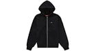 Sudadera Supreme Small Box con capucha y cremallera (FW24) Negro