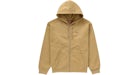 Supreme Sudadera pequeña con capucha y cremallera (FW24) Dark Tostado