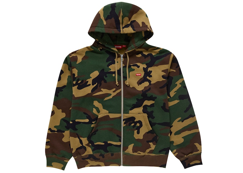 Supreme Small Box Zip Up Hooded Sweatshirt (FW24) Woodland Camo メンズ - FW24  - JP