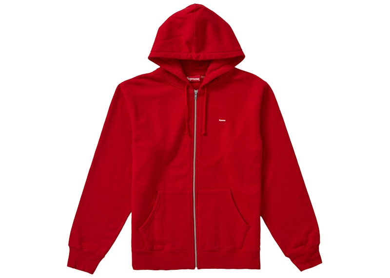 Supreme Small Box Zip Up Sweatshirt (SS19) Red - SS19 Men's - US