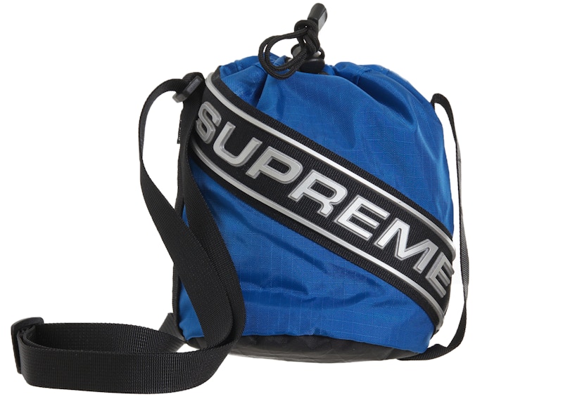 Pre-owned Supreme Small Cinch Pouch Blue | ModeSens