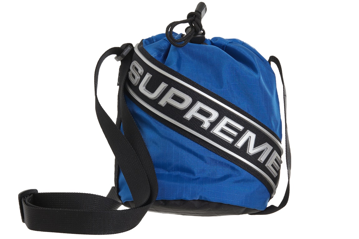 Pre-owned Supreme Small Cinch Pouch Blue
