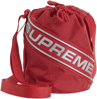Supreme Small Cinch Pouch Red - FW23 - CN