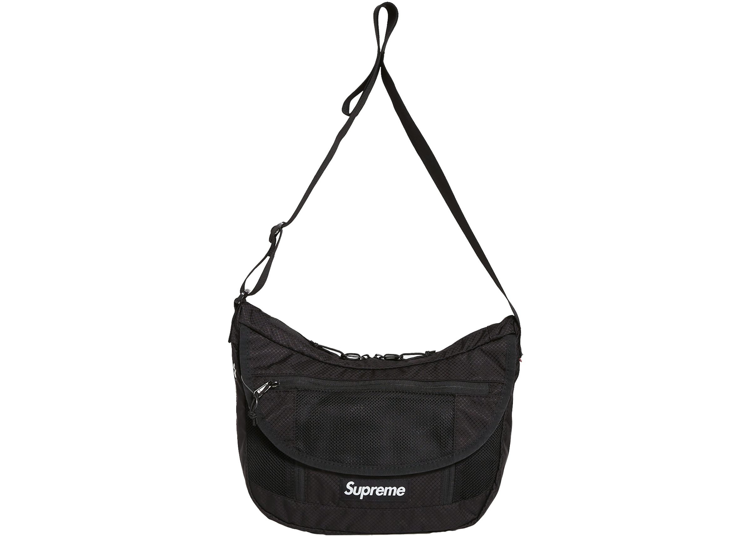 Supreme LACOSTE Small Messenger Bag Black - FW19 - US