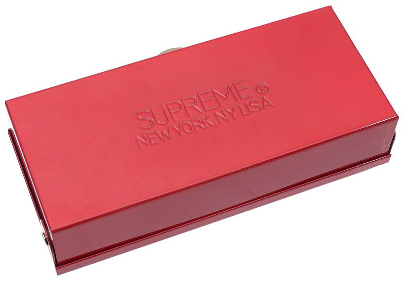 Supreme Small Metal Storage Box Red - SS17 - US
