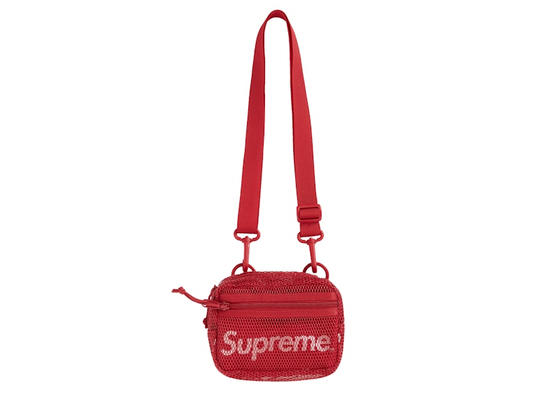 supreme red shoulder bag