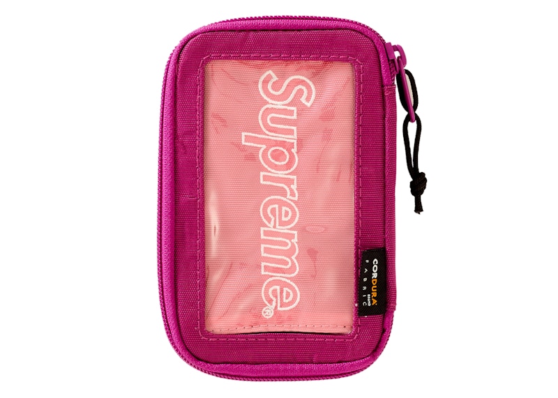 Supreme Small Zip Pouch Magenta