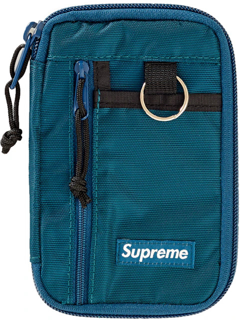 Supreme Small Zip Pouch Dark Teal - FW19