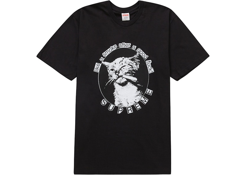 Supreme Smoke Tee Black Men's - FW19 - US