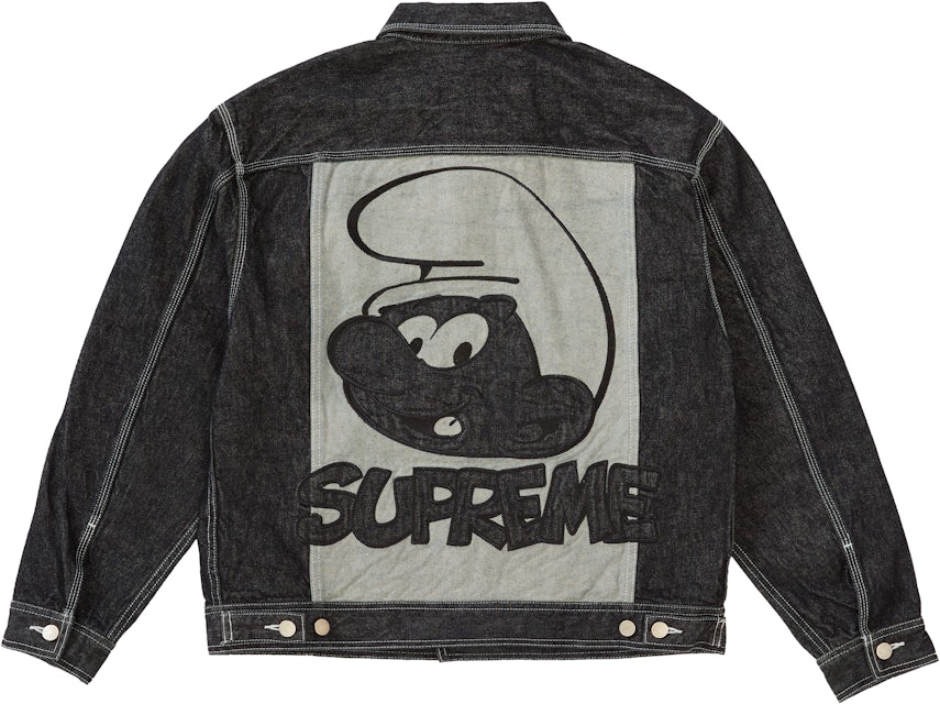 Supreme Smurfs Denim Trucker Jacket