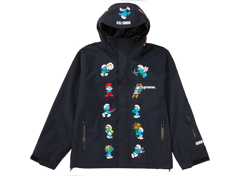 Supreme Smurfs GORE-TEX Shell Jacket Black