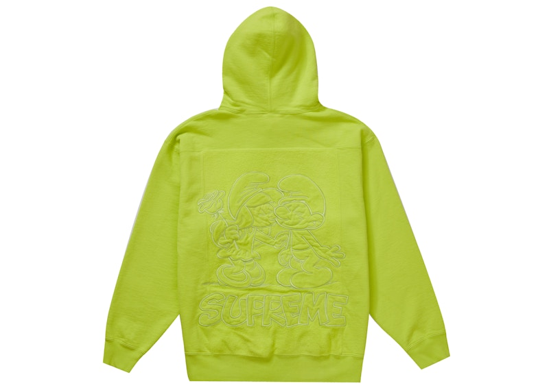 Supreme Smurfs Hooded Sweatshirt Acid Green メンズ - FW20 - JP