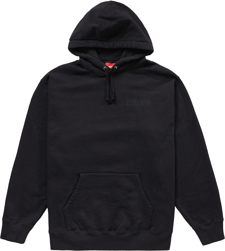 Supreme Smurfs Hooded Sweatshirt Black - FW20