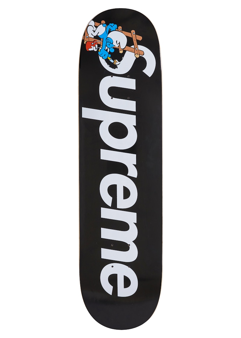 Supreme Smurfs Skateboard Black - FW20 - US