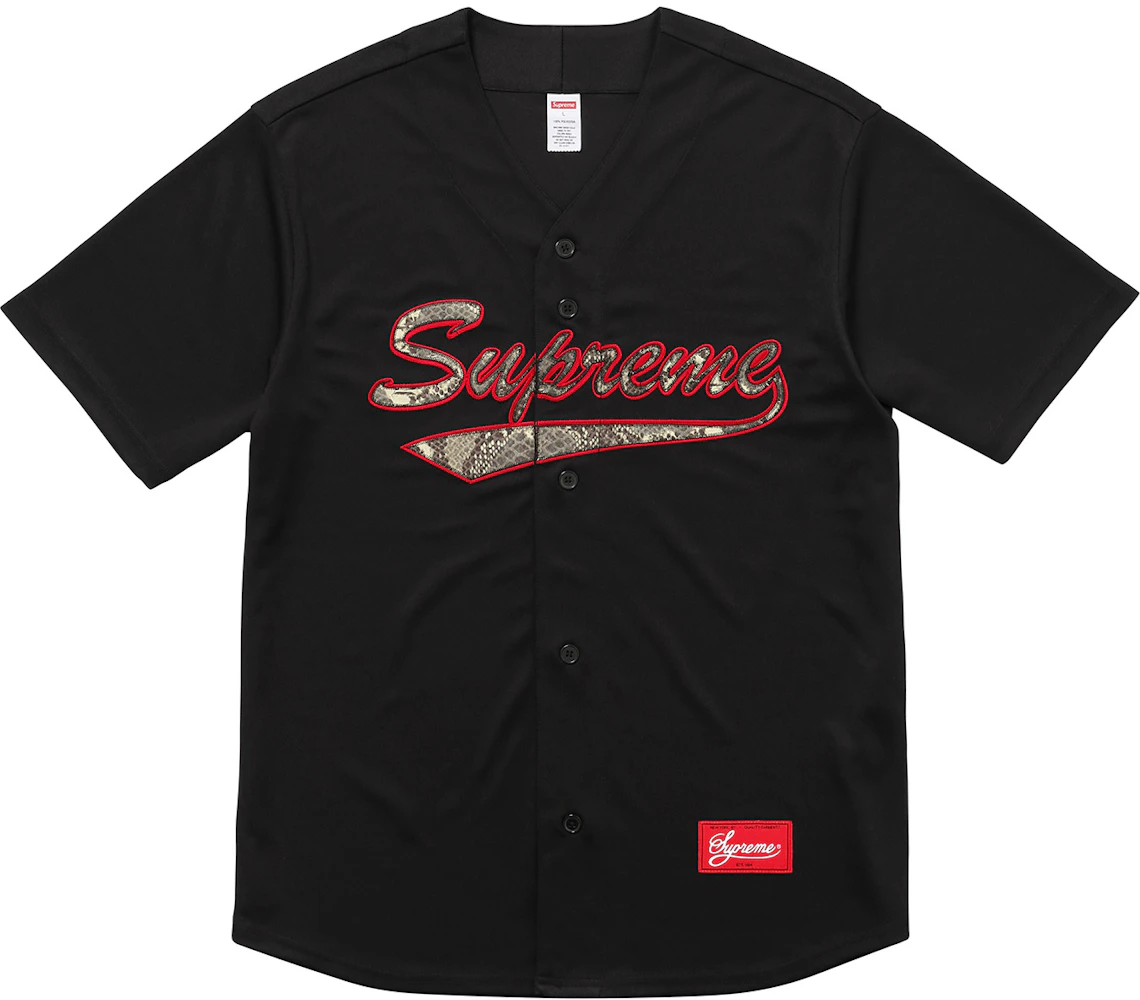 Supreme Logo Baseball Jersey