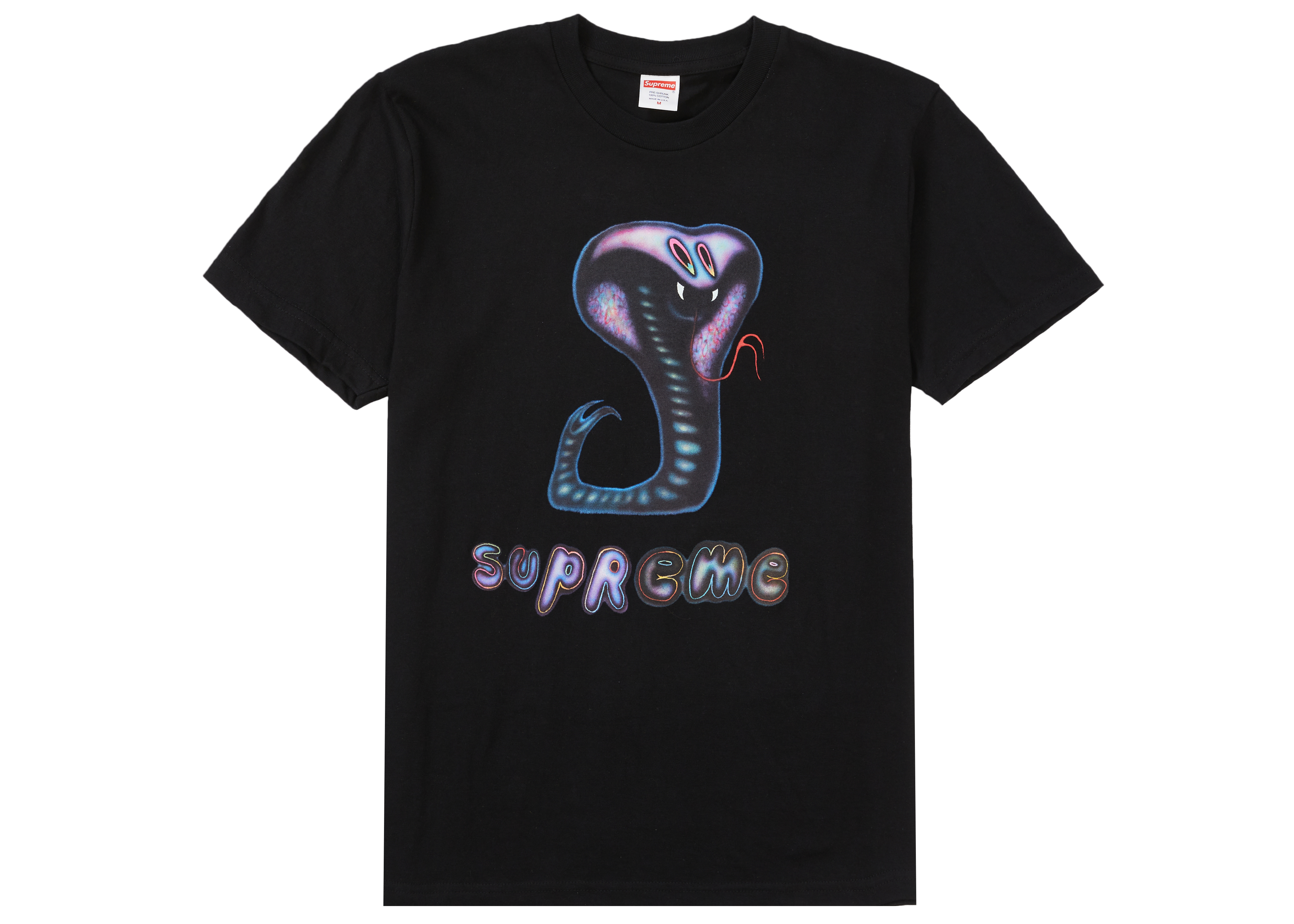 Supreme Snake Tee Black Men's - SS21 - US