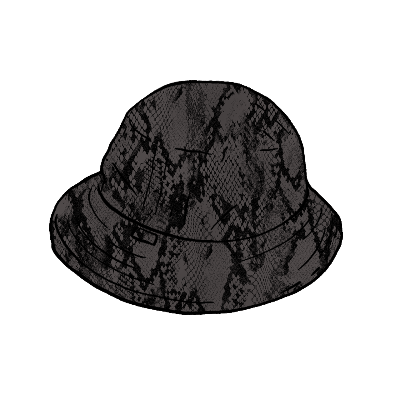 supreme snakeskin bucket hat
