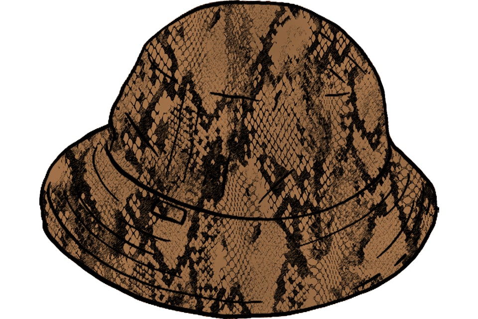 Supreme snakeskin 2025 bucket hat