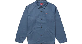 Supreme Snap Front Jacquard Logos Twill Jacket Slate