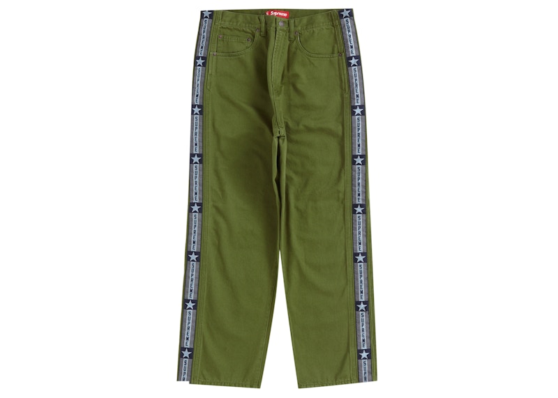 Supreme Baggy Jean (FW22) Green Men's - FW22 - US