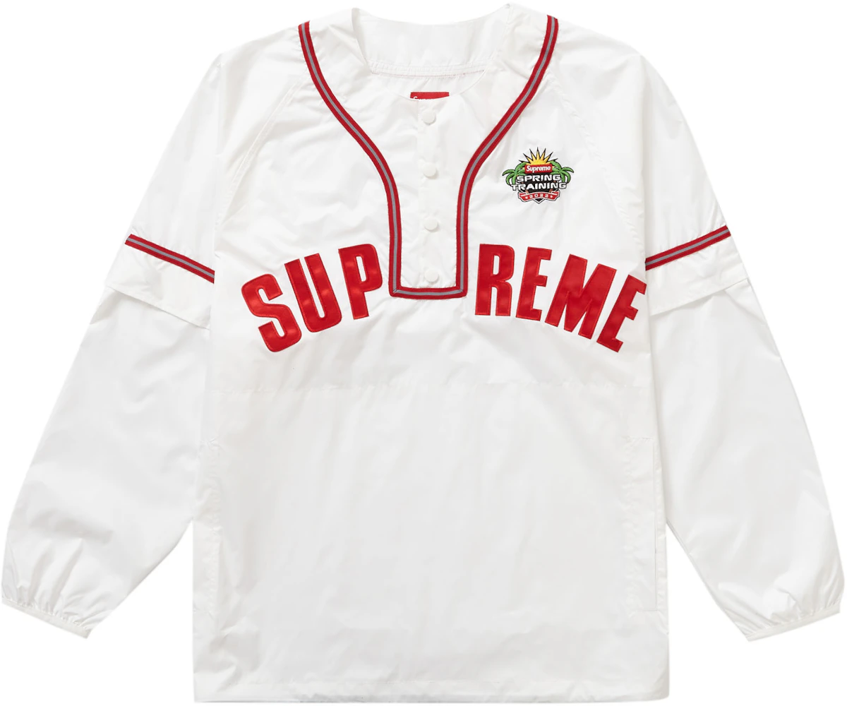 Supreme Mesh Hooded L/S Baseball Jersey