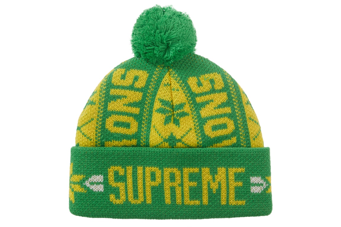 Pre-owned Supreme Snow Beanie Green