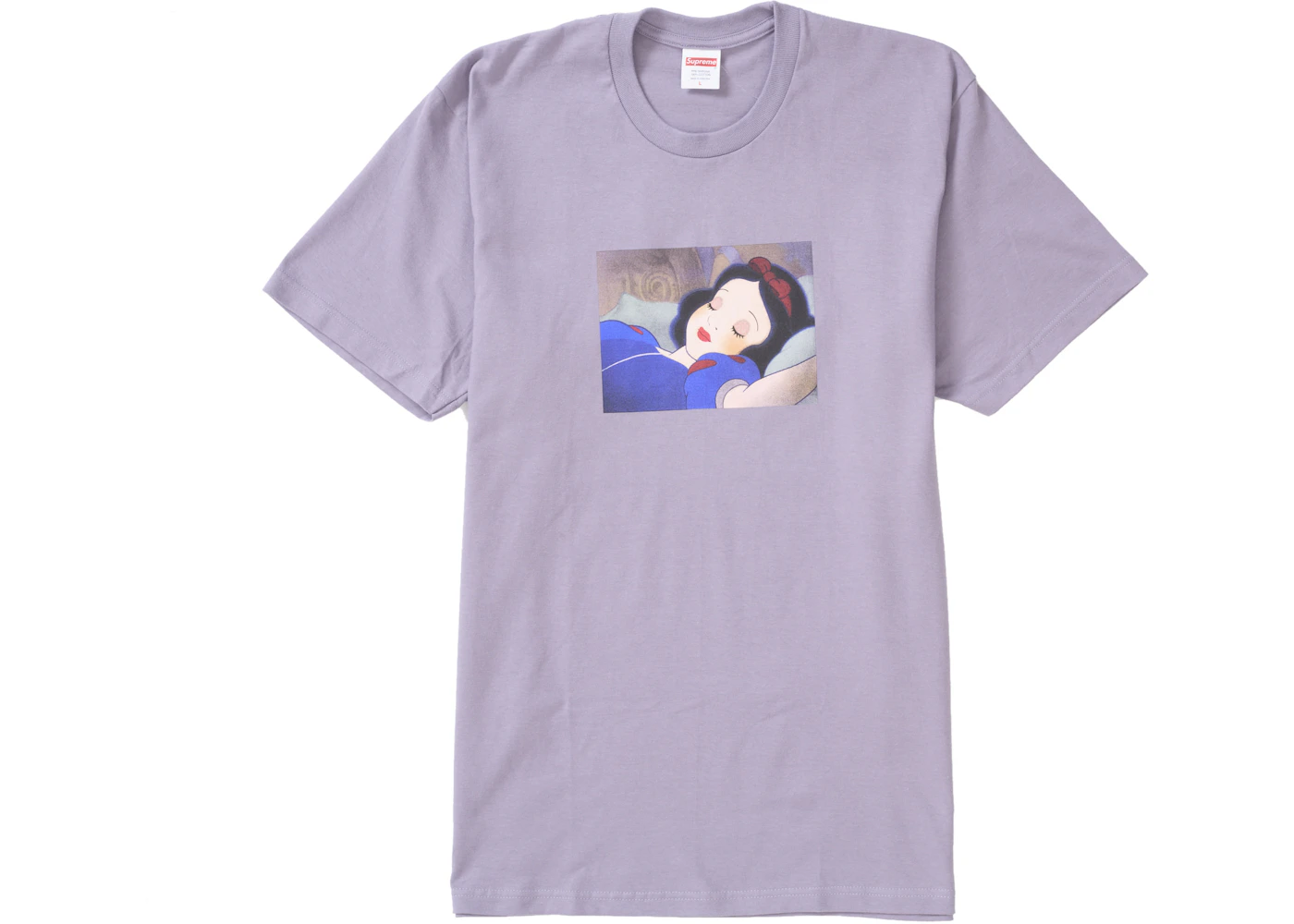 Supreme Snow White Tee Dusty Purple Men's FW24 US