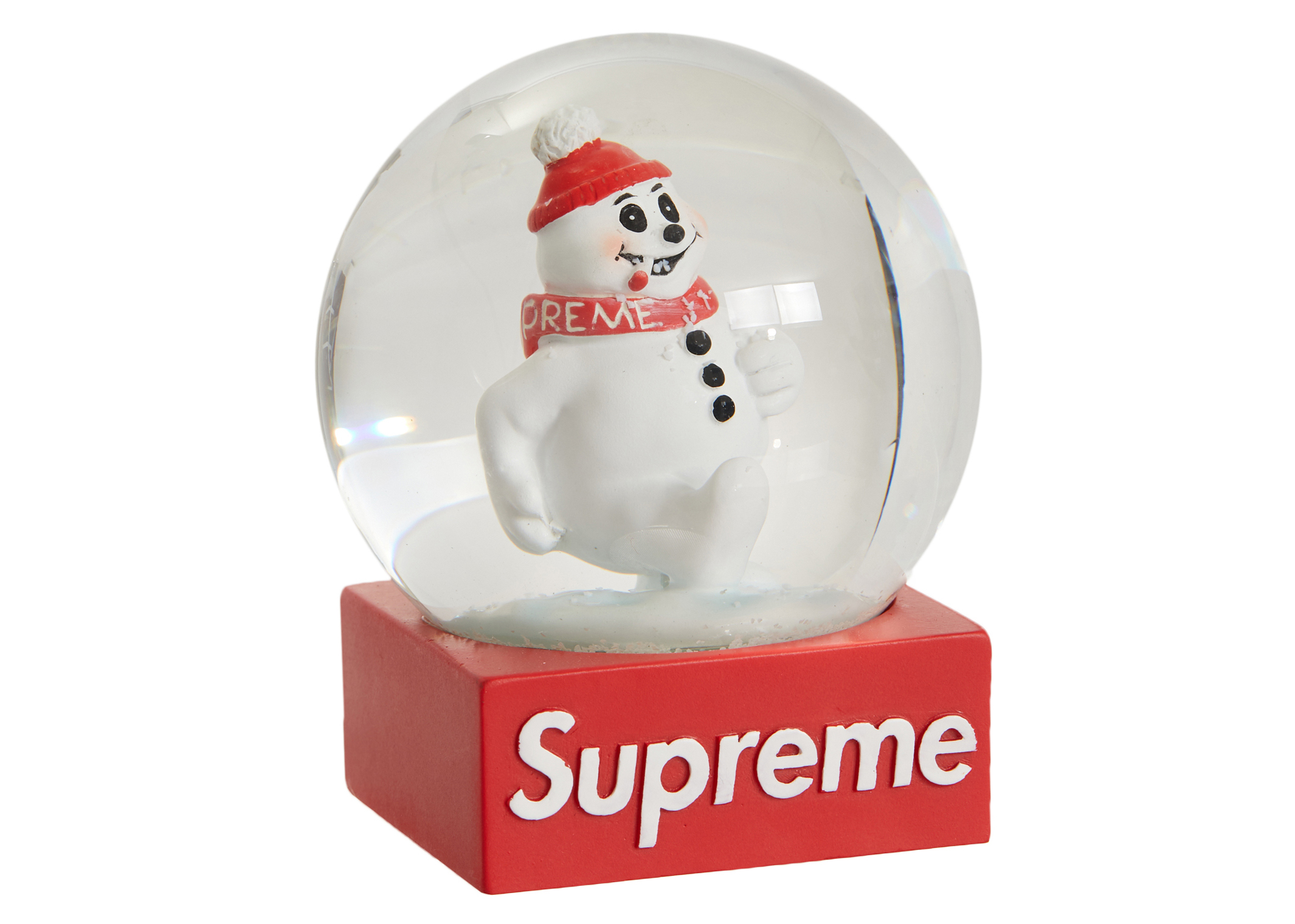 supreme snowman Snowglobe Red 0
