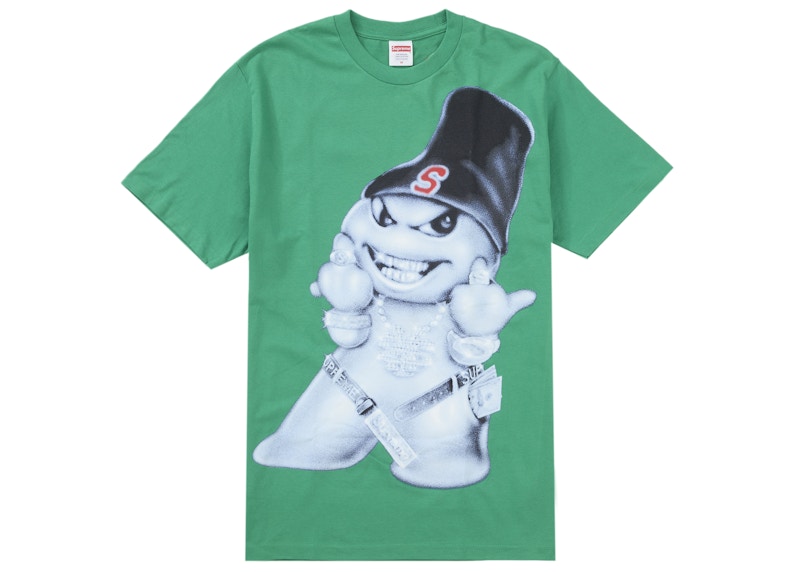 Supreme Snowman Tee Green Men's - FW25 - US