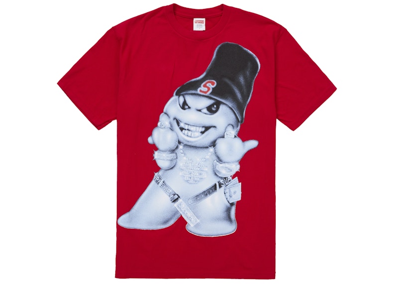 supreme SnowMan Supreme Snowman Tee Red Men's - FW25 - GB