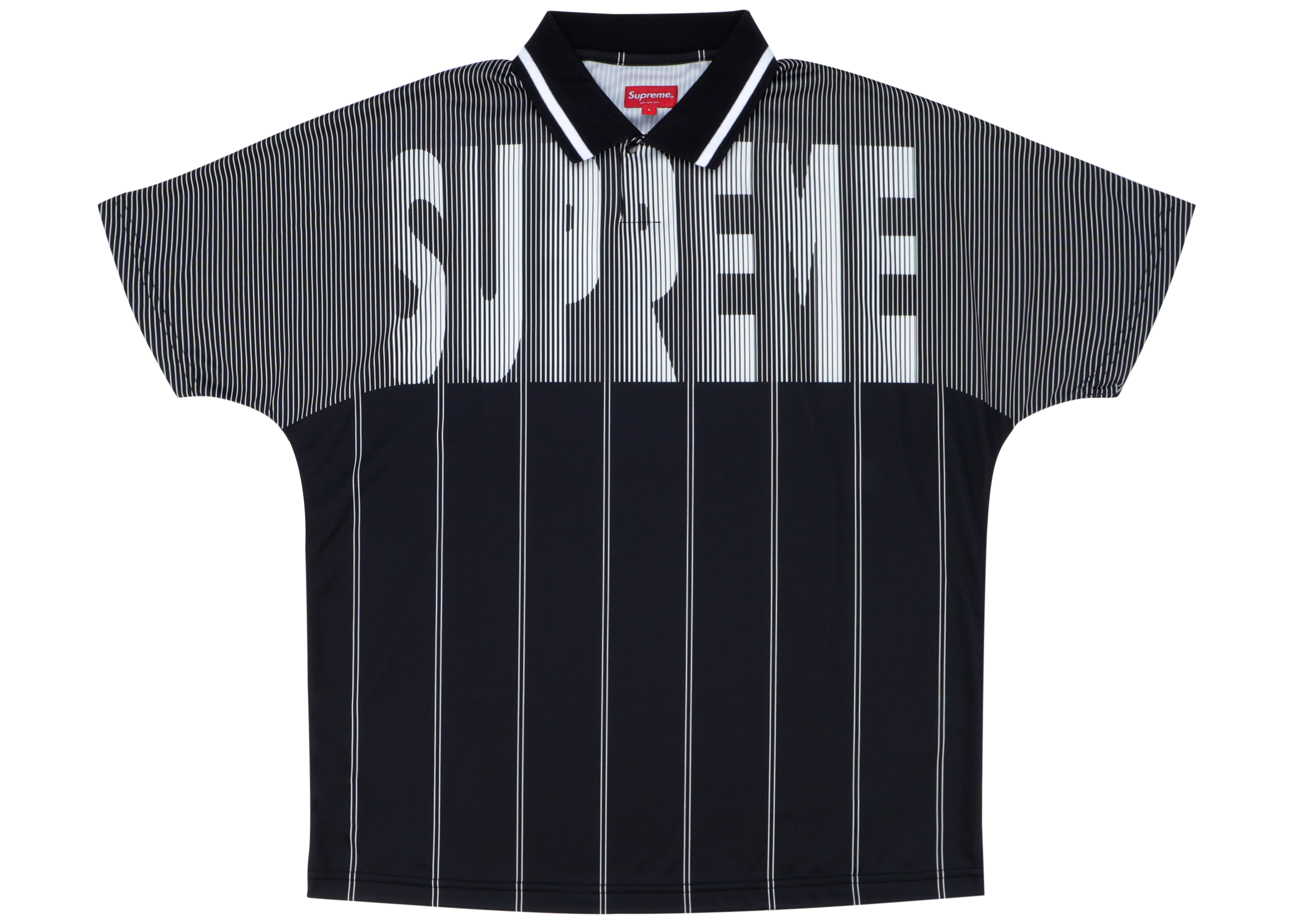 Supreme Soccer Polo Black