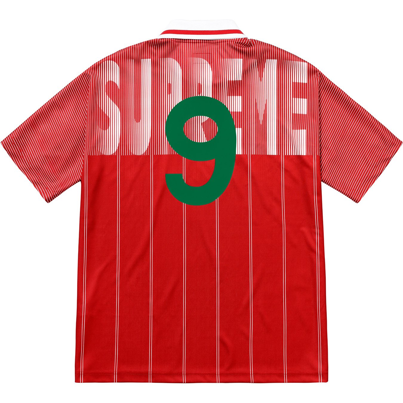 激安大特価SALE赤S supreme soccer polo サッカー ユニホーム ポロシャツ