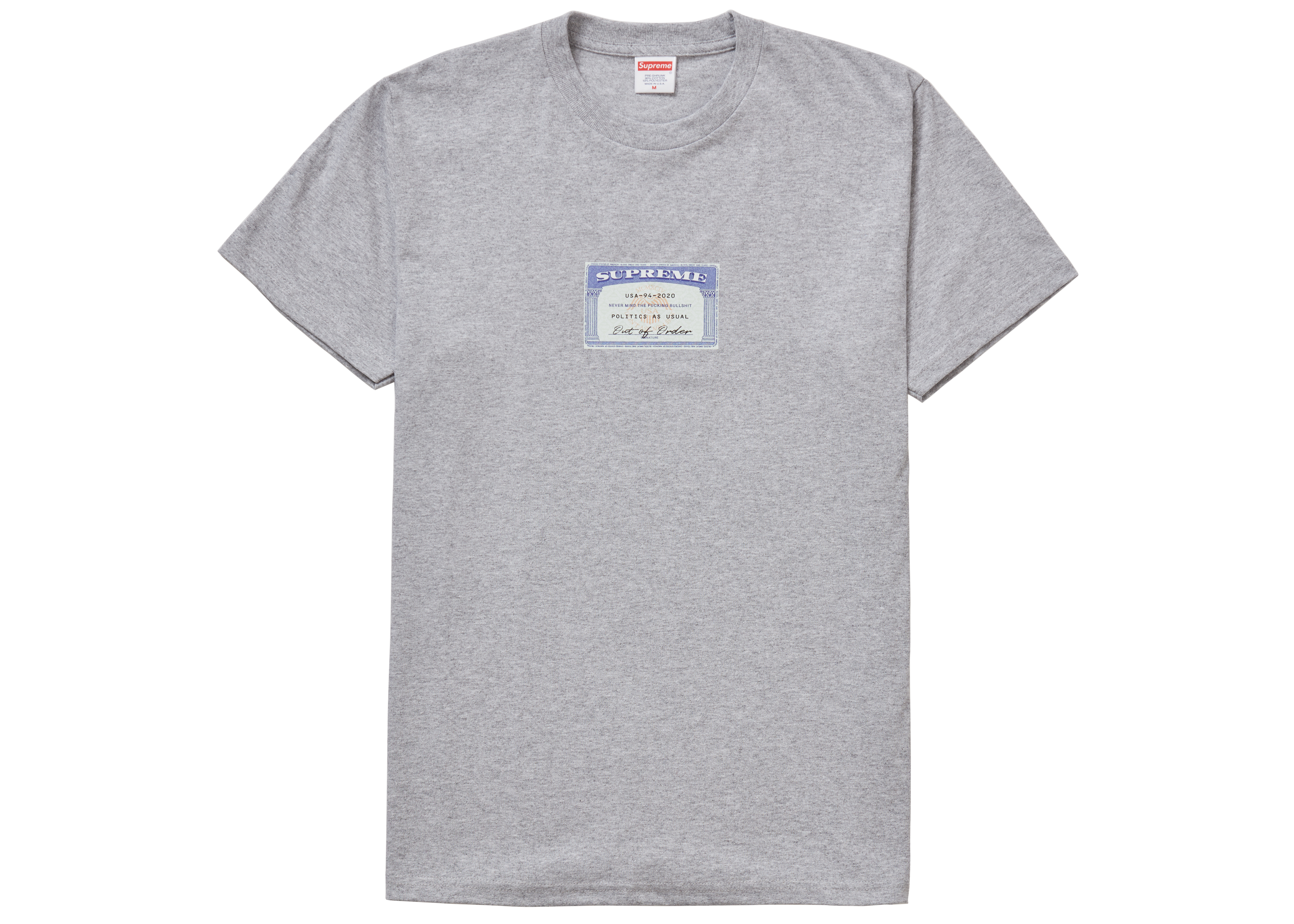 【黒XL】Social Tee SUPREMETシャツ/カットソー(半袖/袖なし)