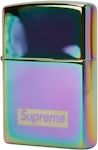 Supreme SS18 Supreme Box Logo Zippo Lighter Red NYC SUPREME IN HAND