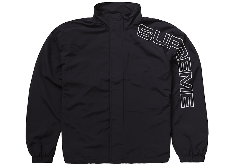 EMBROIDERED TRACK JACKET / BLACK - ジャージ