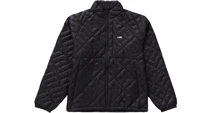Supreme Spellout Quilted Lightweight Down Jacket Rust - SS22 Hombre - US