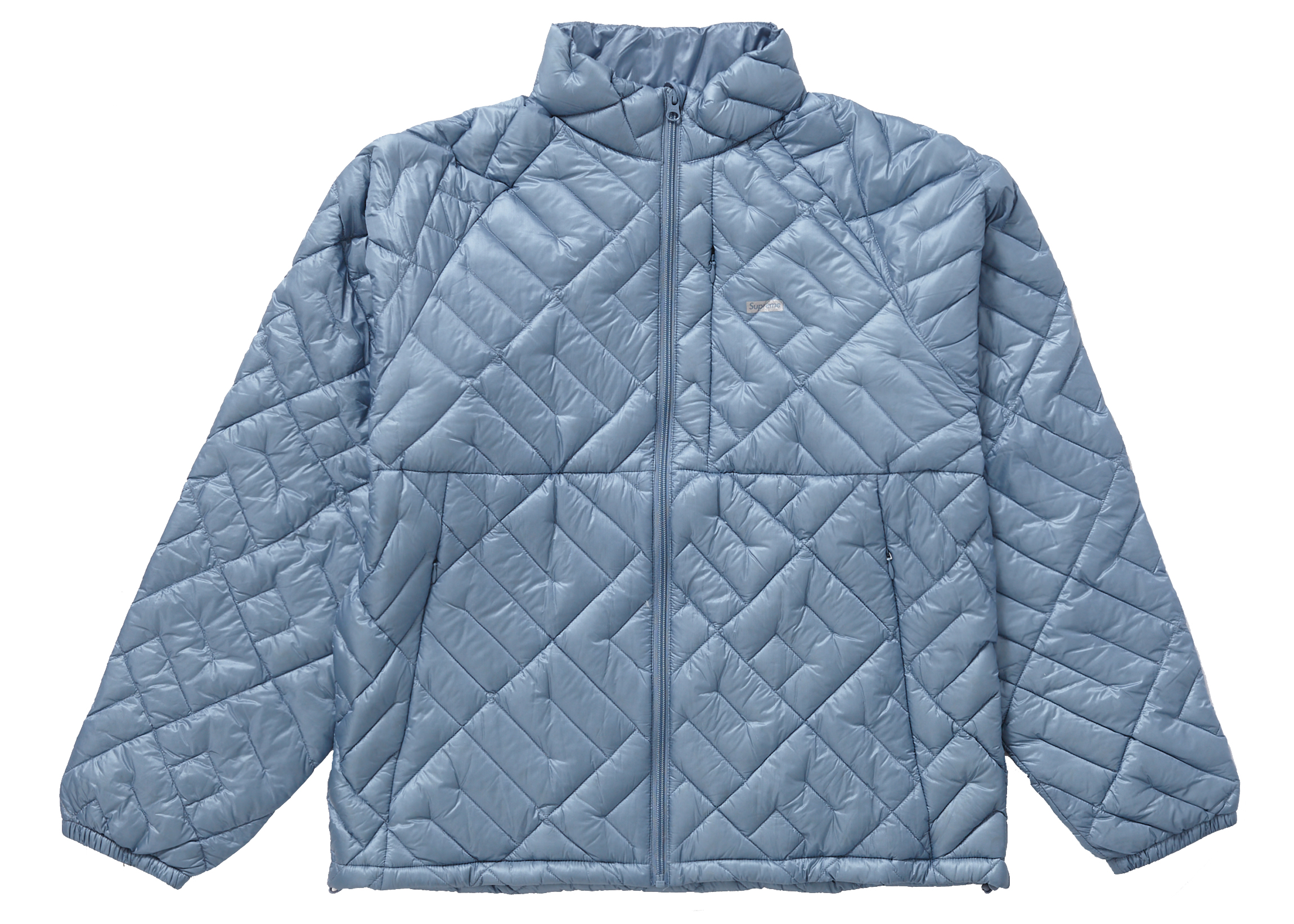 Spellout Quilted Lightweight Down Jacket