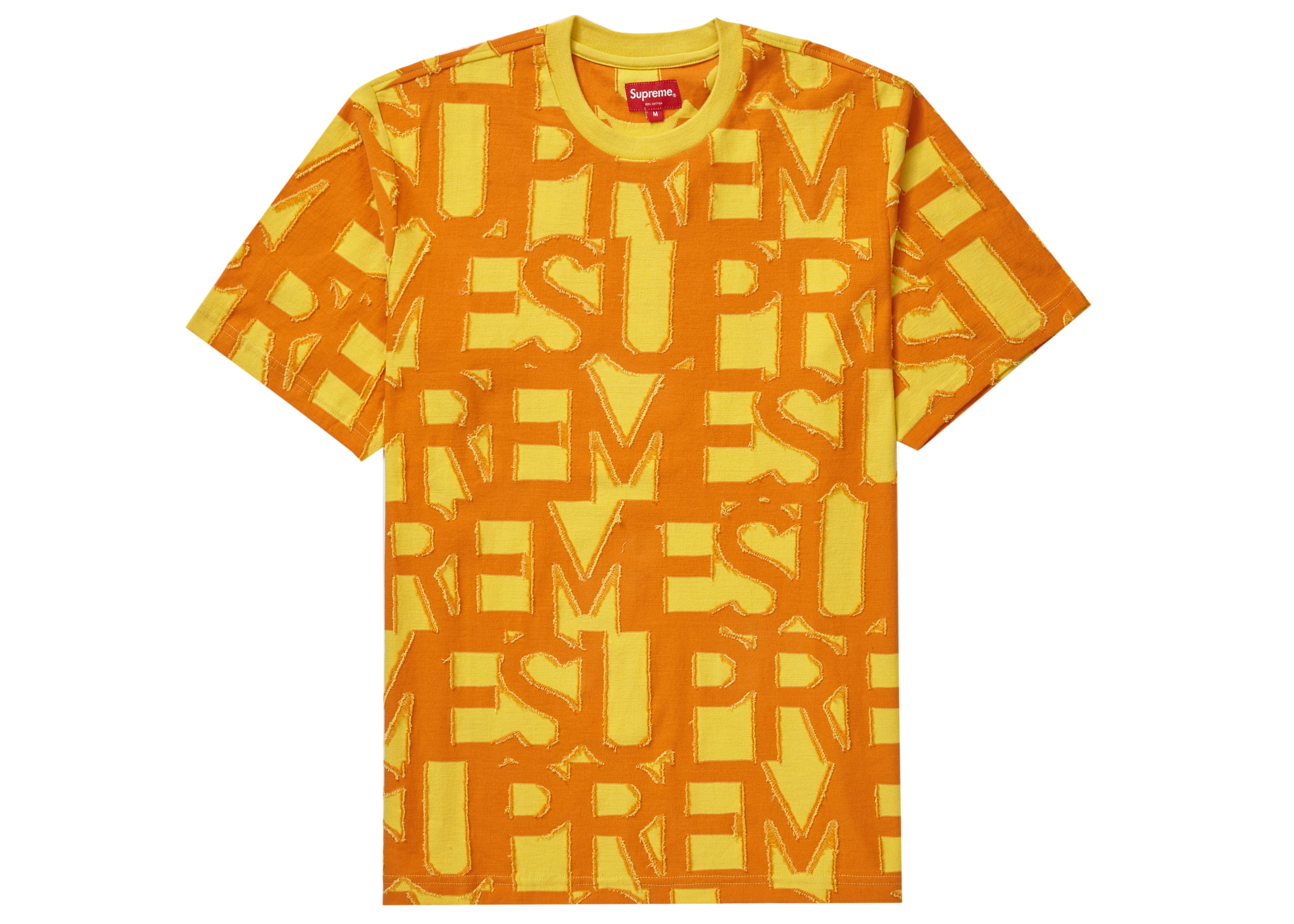 Supreme Spellout S/S Top Yellow