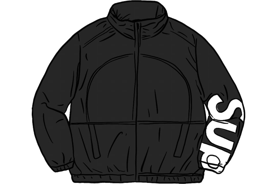 Supreme Spellout Track Jacket Black Men's - SS21 - US