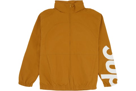 Supreme Spellout Track Jacket Dark Gold Men's SS21 GB