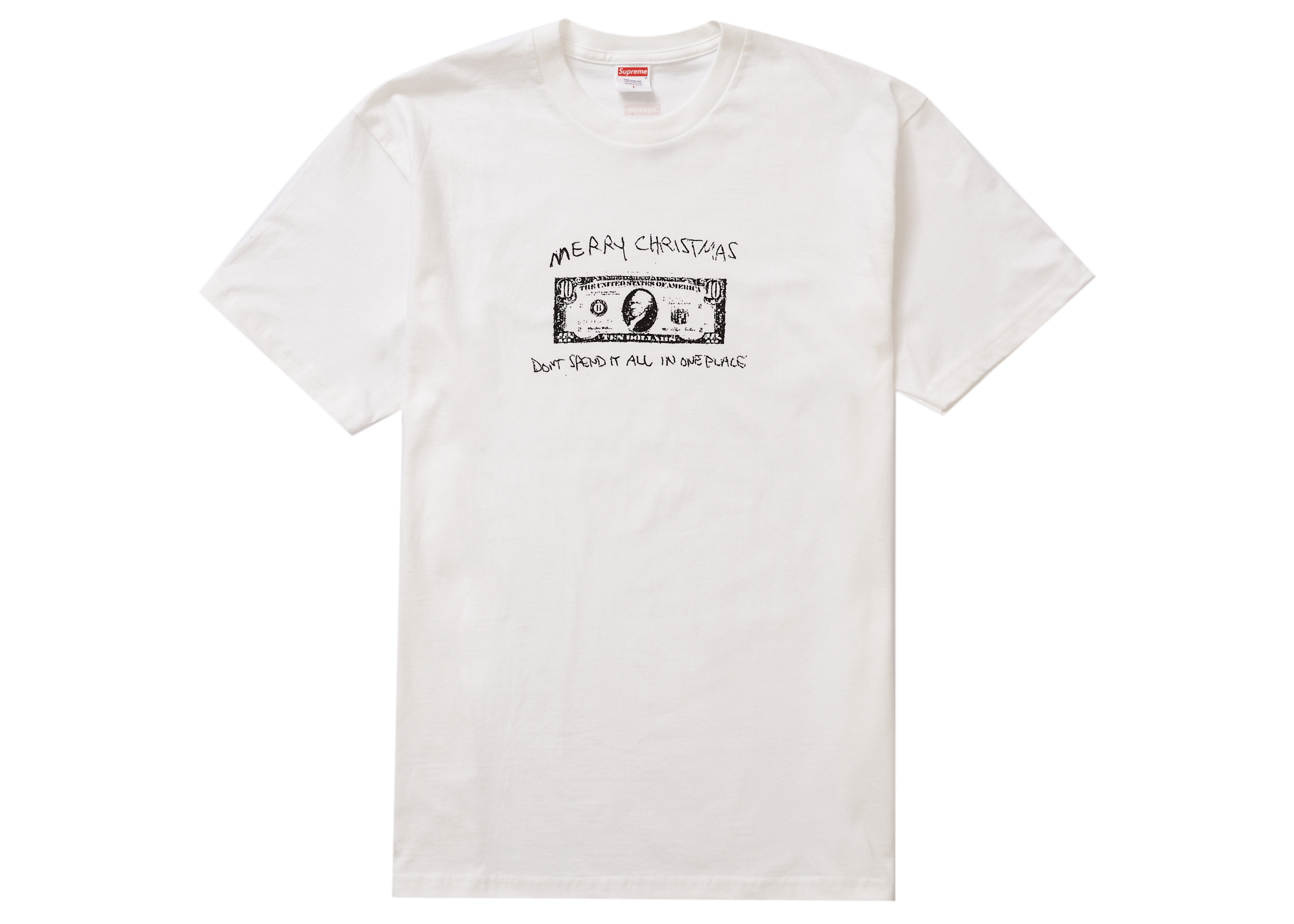 Supreme Spend It Tee white Large 0