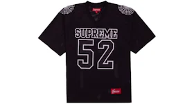 Supreme Spiderweb Football Jersey Black