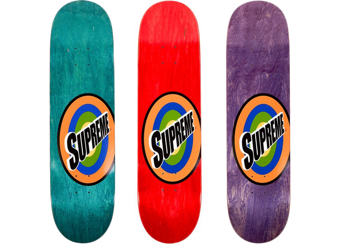 Supreme Spin Skateboard Deck Green/Purple/Red Set - GB