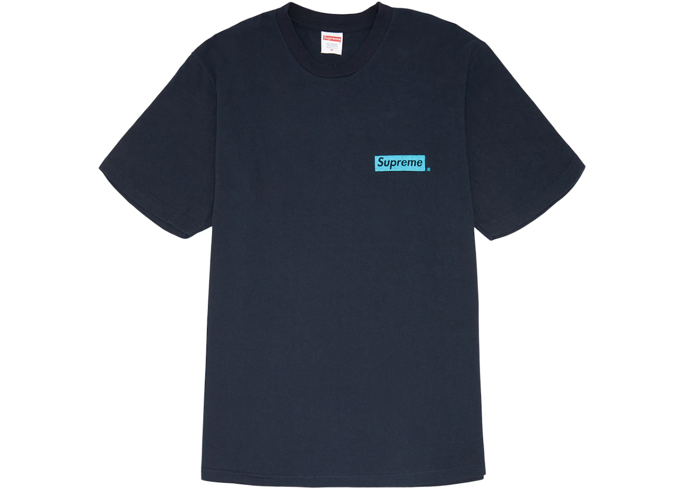 Supreme spiral tee navy Clearance